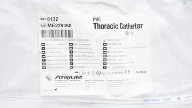 Atrium 8132 PVC Thoracic Cath. 32Fr (x)